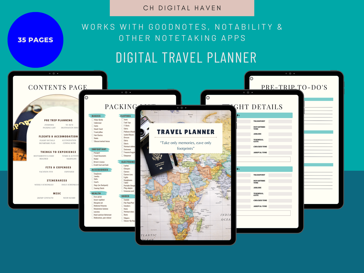 Hyperlinked Digital Travel Planner