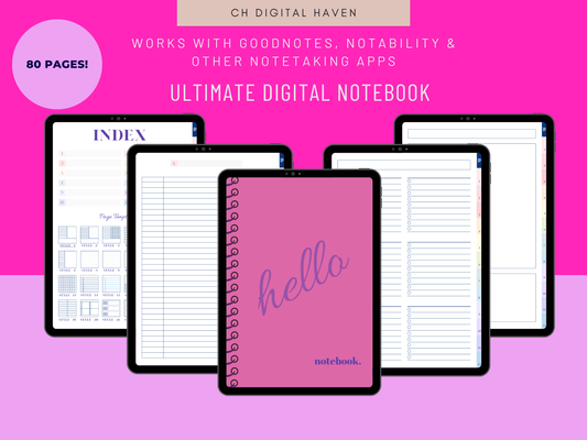 Digital Hyperlinked Notebook